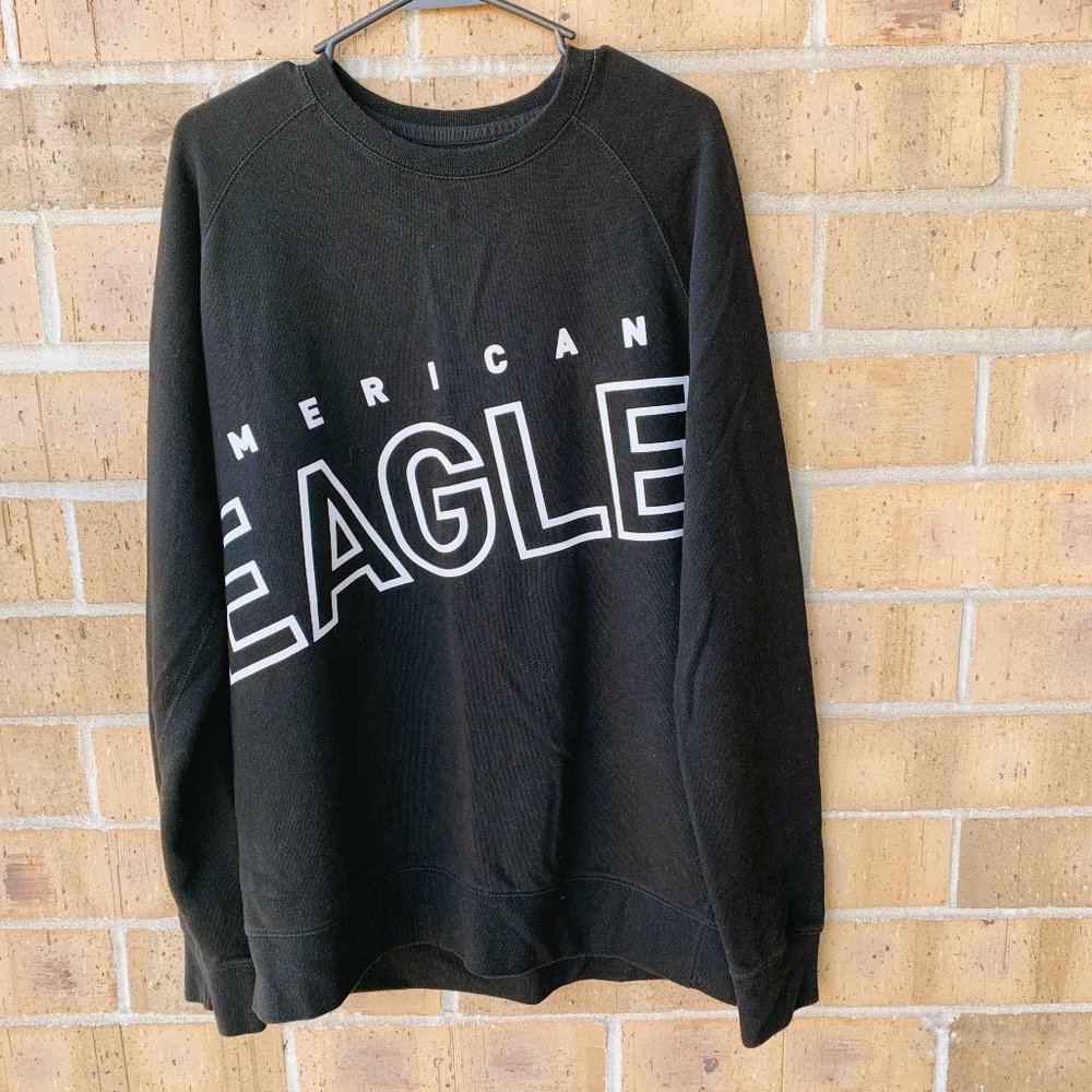 American Eagle Men's Thick Crewneck Sweatshirt